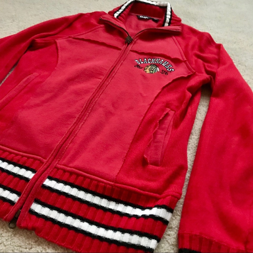 Chicago Blackhawks Zip-Up Sweater✨✨
